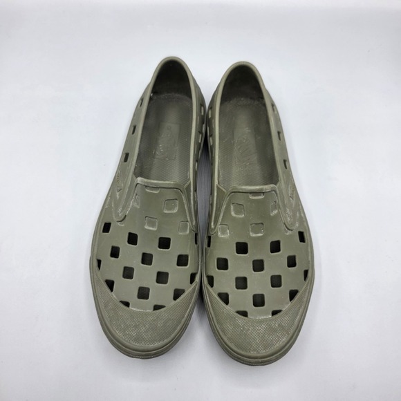 VANS TRK Shoes Womens 6 Green Rubber Breathable Slip On Waterproof Lightweight - Picture 4 of 14